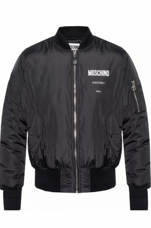 Insulated 'bomber' jacket with a printed logo, zdjęcie 1 Insulated 'bomber' jacket with a printed logo od Moschino